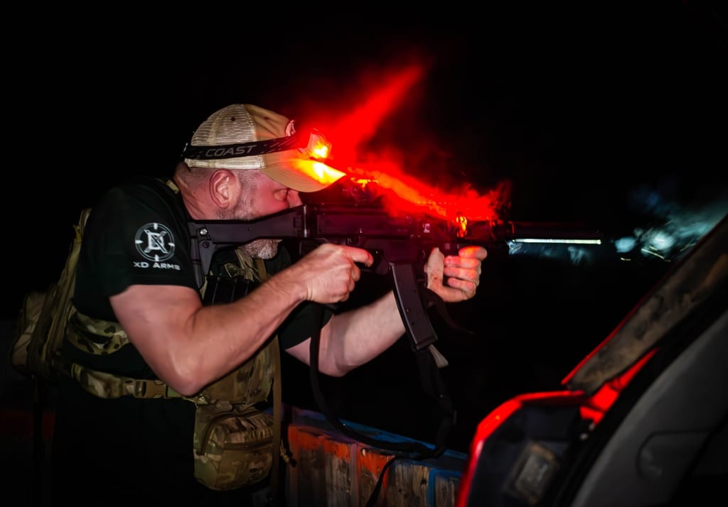 Twilight Biathlon photograph