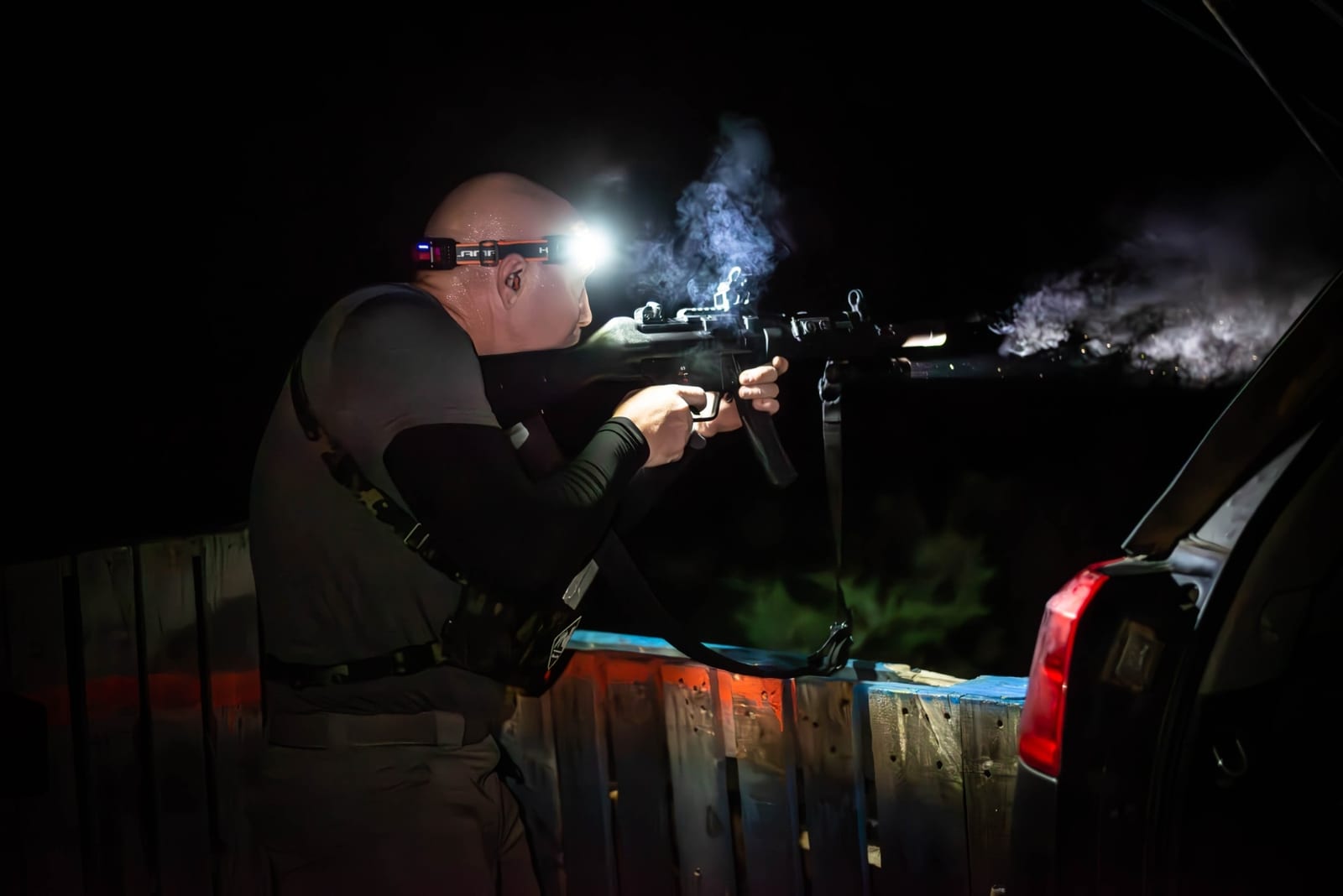 Twilight Biathlon photograph